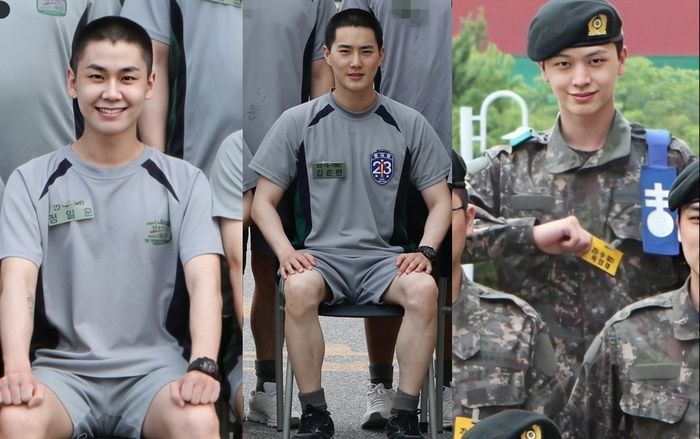 Loạt ảnh khám phá cuộc sống trong quân ngũ của sao Hàn: Ai cũng đầy đặn lên trông thấy!