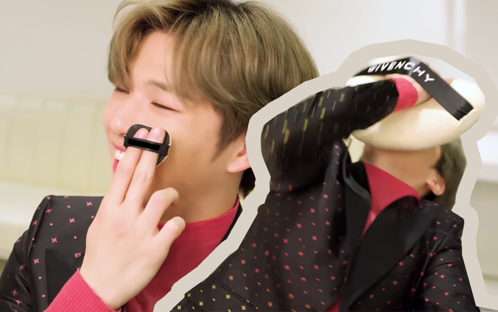 Đột nhập hậu trường của Kang Daniel: Make up sương sương là xưa rồi, giờ là thời đại… úp cả tảng phấn vào mặt thế này!