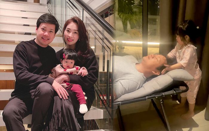Con gái 2 tuổi của Đặng Thu Thảo khiến fan lịm tim vì độ ngọt ngào với ba mẹ