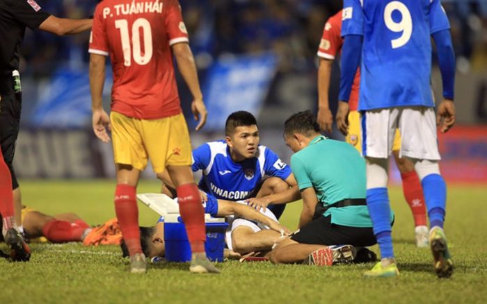 Chấn thương của Hải Huy chỉ là 'tai nạn' trong bóng đá
