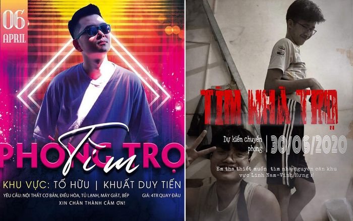 Dân mạng bắt 'trend' thiết kế ảnh tìm phòng trọ xịn sò như poster phim: Từ lãng mạn tới kinh dị, kiểu gì cũng có!