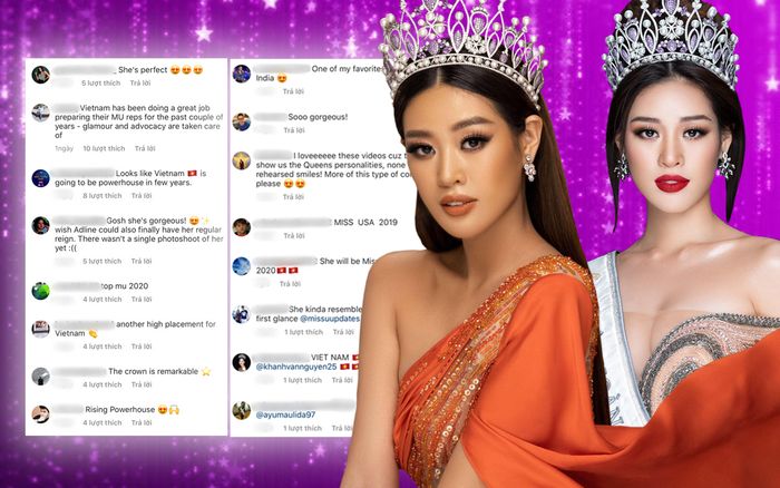 Khánh Vân đẹp 'chuẩn Miss Universe', fan quốc tế dậy sóng: 'Hơn hẳn hoa hậu nước tôi'