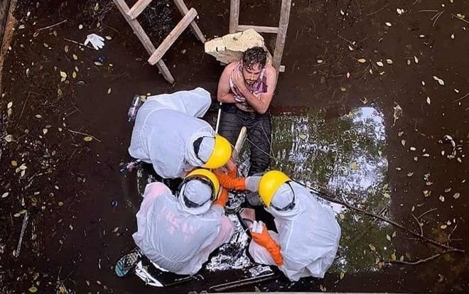 Người đàn ông sống sót sau 6 ngày kẹt dưới giếng vì bị chó đuổi