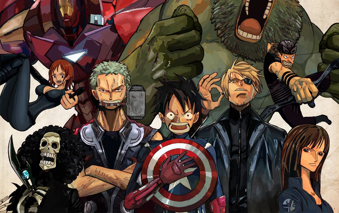 Sẽ thế nào nếu các nhân vật của One Piece trở thành Avengers?