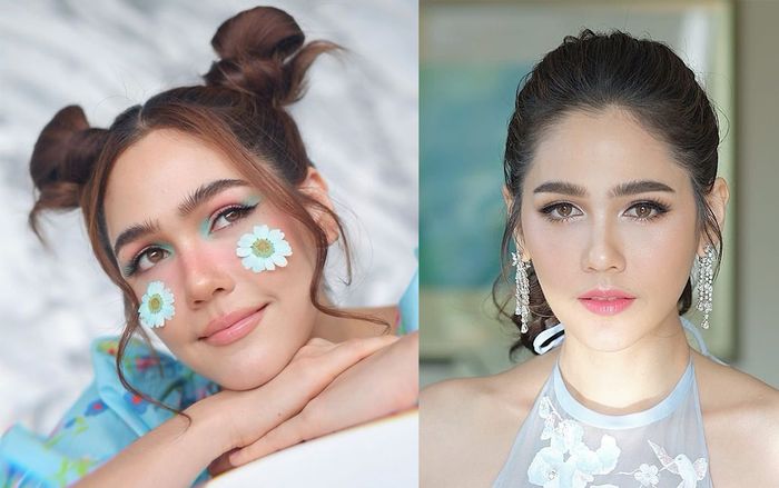 Đẳng cấp như Chompoo Araya mặc gì cũng trở nên hot: Từ dán sticker đầy mặt đến lấy dây giày buộc tóc