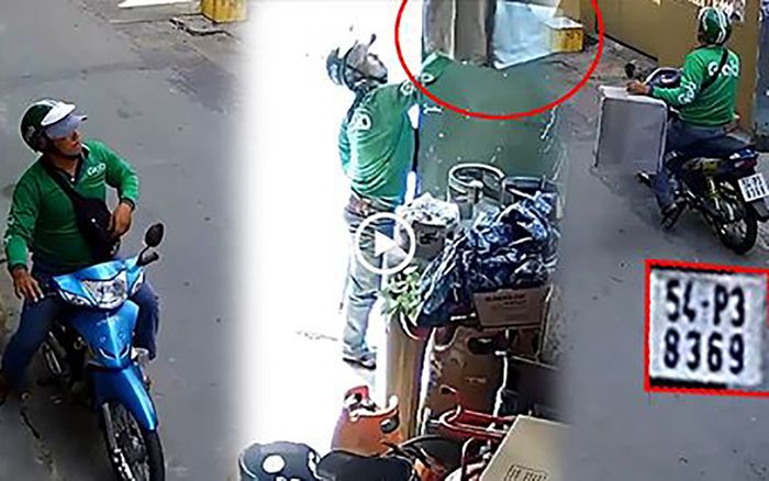 Lẻn vào nhà dân trộm lồng chim, tài xế mặc đồng phục Grabbike khiến nhiều người ngao ngán