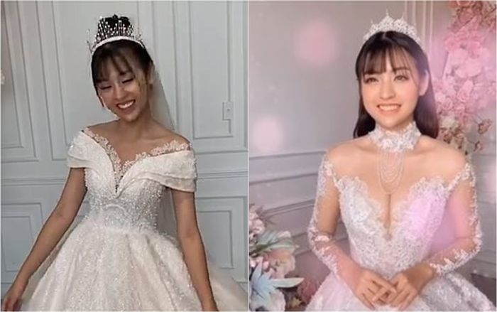 Hotgirl 'trứng rán cần mỡ' tiếp tục gây tranh cãi về nhan sắc khi lần đầu 'thử làm cô dâu'