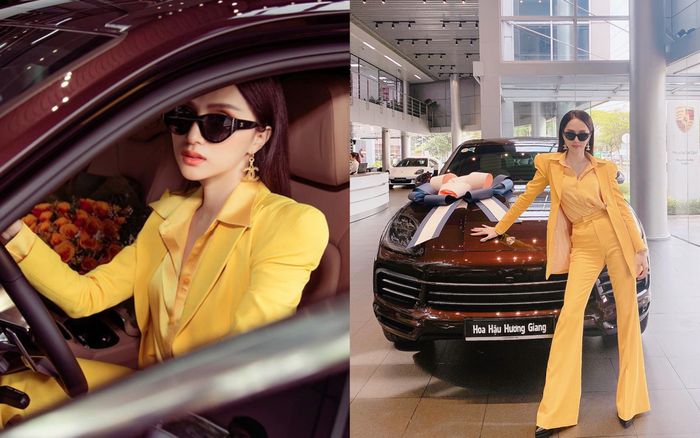 Hoa hậu Hương Giang vừa mua xe hơi thứ 4 trị giá gần 5 tỷ đồng