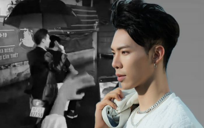 Clip: Trời mưa lớn, Erik 'tỉnh bơ' chạy show bằng xe máy giữa con đường ngập nặng