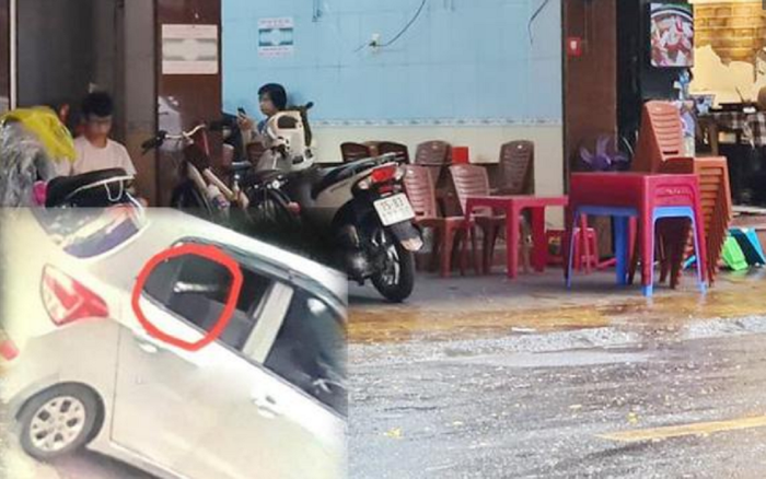 Vụ một 'đại ca giang hồ' ở Hải Phòng bị bắn: Hé lộ hình ảnh xe ô tô chở sát thủ