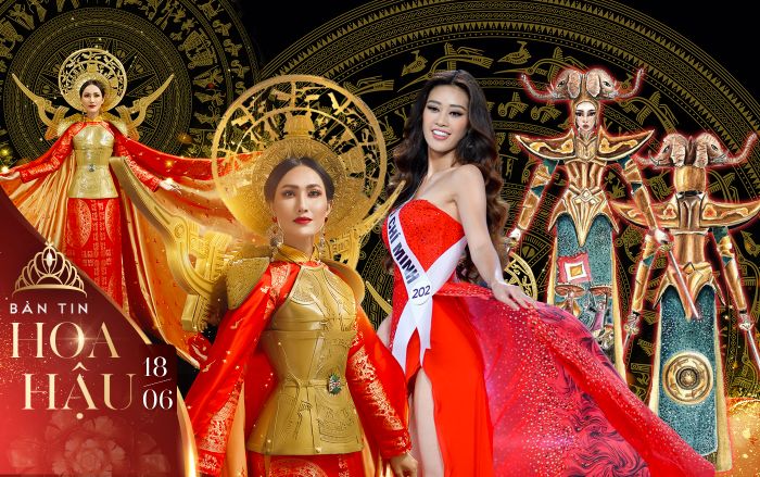 Hoài Sa có National Costume 'Bà Triệu', Khánh Vân mang 'Trưng Nữ Vương' oanh tạc Miss Universe?