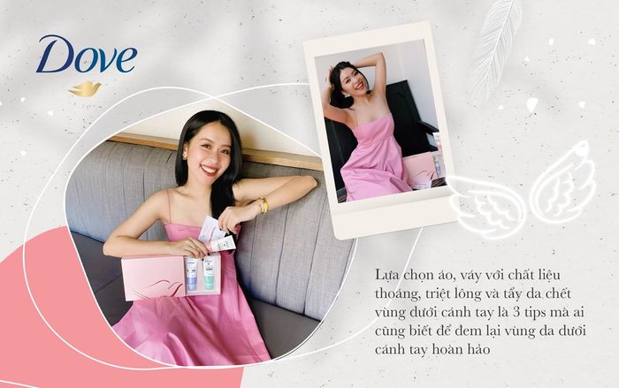 Beauty blogger An Phương chia sẻ kinh nghiệm dưỡng da vùng cánh 'xịn sò' không phải ai cũng biết