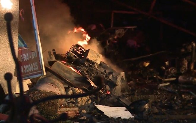 Căn nhà ở Đà Nẵng bốc cháy trong đêm, 7 người trong gia đình kịp thời thoát thân