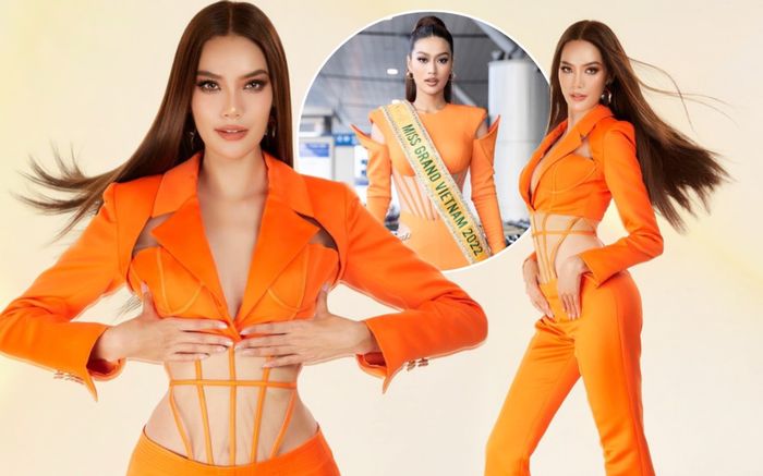 Hoàng Phương 'xin vía' Thiên Ân, lên outfit táo bạo trong ngày 7 tại MGI 2023