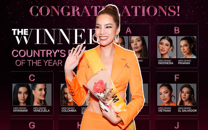 Tín hiệu vui của Hoàng Phương tại vòng bình chọn tranh vé 'intop' 20 Miss Grand