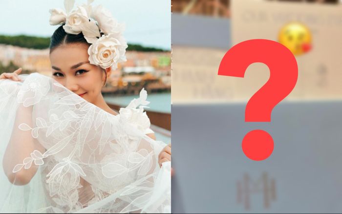 Hé lộ thiệp mời đám cưới của Siêu mẫu Thanh Hằng và chồng Nhạc trưởng
