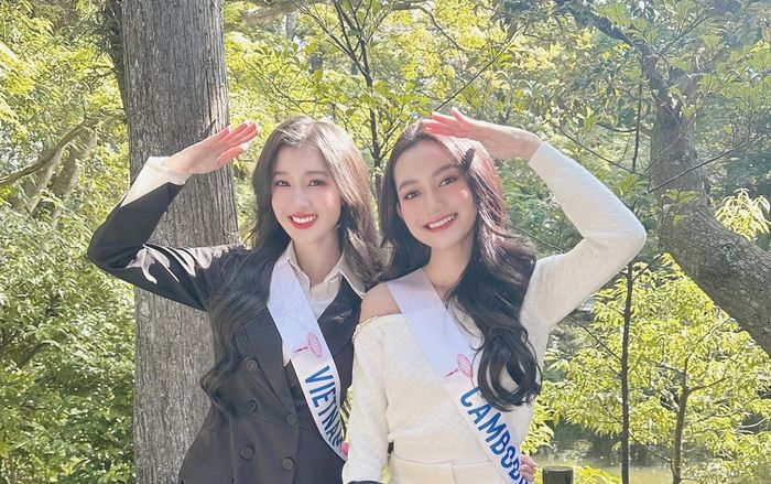 Tình bạn mới chớm nở của Phương Nhi và một nàng hậu quốc tế giống hệt Minh Kiên