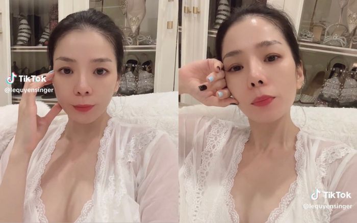 Lệ Quyên thông báo đổ bệnh, nhưng nước da trắng sáng lại chiếm trọn spotlight