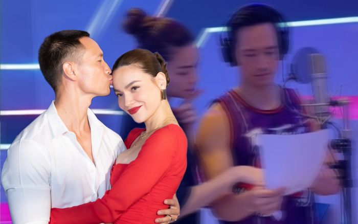 Hồ Ngọc Hà hướng dẫn Kim Lý tập rap trong phòng thu: Độ chiều vợ khó ai bằng!