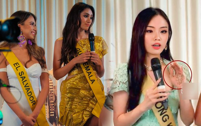 Một người đẹp bị bắt gặp chép văn ra tay khi thi phỏng vấn kín tại Miss Grand?