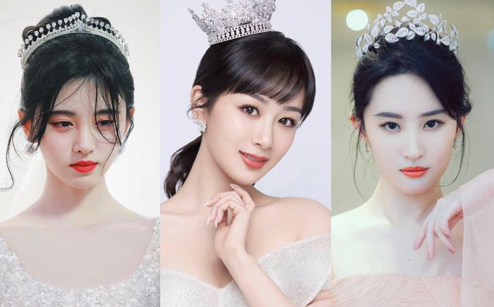 Mỹ nhân Cbiz đội vương miện: Triệu Lệ Dĩnh thua xa đàn em, top 1 đẹp như hoa hậu