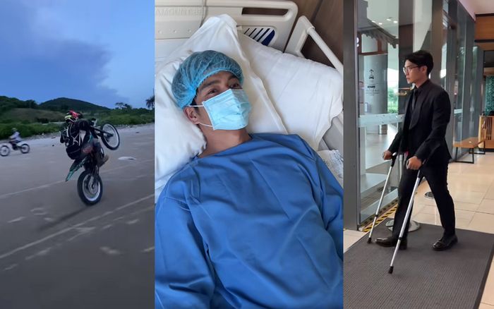 Khoảnh khắc tai nạn mô tô phải nhập viện của chồng Ngô Thanh Vân