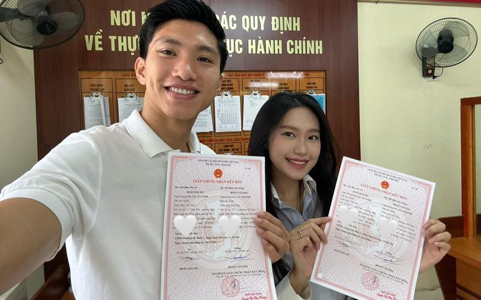 Đoàn Văn Hậu - Doãn Hải My đăng kí kết hôn đúng ngày đặc biệt
