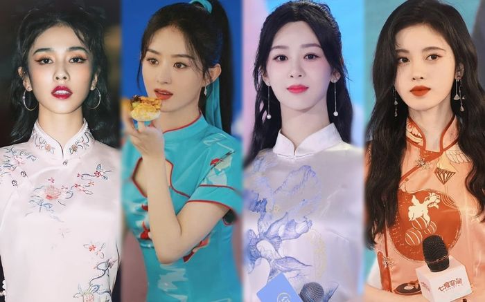 BXH sao nữ mặc sườn xám đẹp nhất: Bạch Lộc bị chê thua xa Dương Tử, Lệ Dĩnh