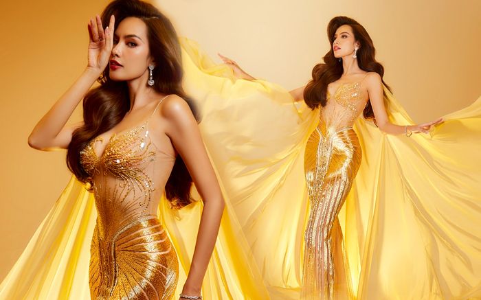Evening Gown đêm bán kết hé lộ: Netizen sớm diện kiến Hoàng Phương bung tà váy