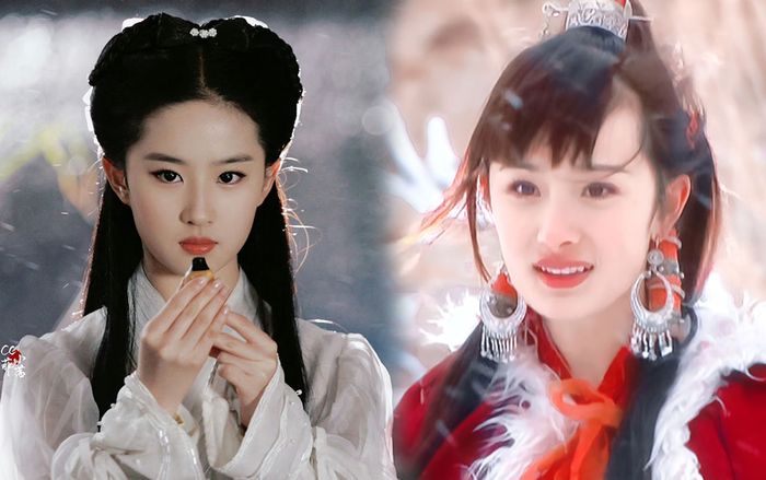 Ảnh Lưu Diệc Phi – Dương Mịch thời Thần Điêu Đại Hiệp hot trở lại: Ai đẹp hơn?