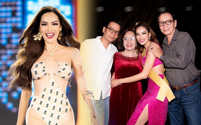 Bố Hoàng Phương bật khóc sau phần thi của con gái ở bán kết Miss Grand 2023