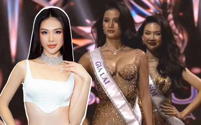 Bùi Quỳnh Hoa gây tranh cãi vì bị soi có biểu cảm lạ khi Hương Ly lọt Top 5 MUVN