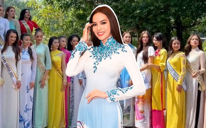 Thí sinh MGI diện áo dài tham quan Hà Nội, Hoàng Phương xuất hiện thế nào?