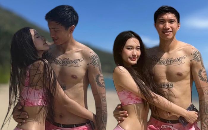 Doãn Hải My thả dáng nóng bỏng bên Đoàn Văn Hậu: Nàng WAGs sexy nhất là đây!