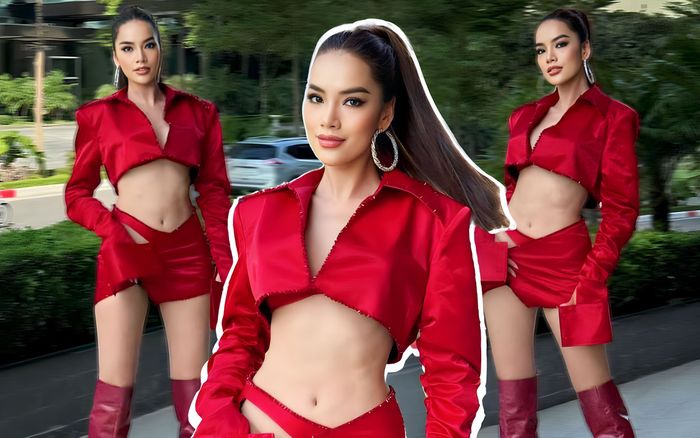 Lê Hoàng Phương diện váy áo khoét bạo, nổi bật giữa dàn thí sinh MGI 2023