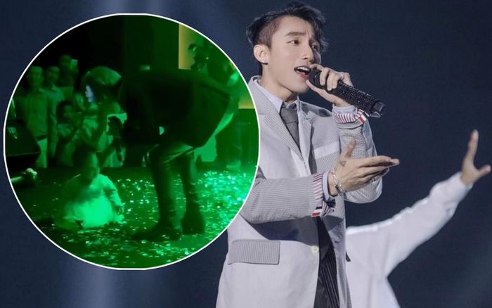 Sơn Tùng quên lời khi đang hát, có hành động khi thấy bé gái ngồi lăn lóc trên sân khấu