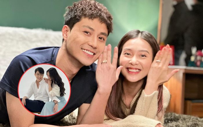 Sau Thanh Sơn - Khả Ngân, một cặp đôi phim Việt giờ vàng tung ảnh đeo nhẫn cưới