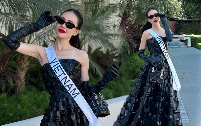 Bùi Quỳnh Hoa diện outfit đen huyền bí, càng sát chung kết càng chịu biến hoá