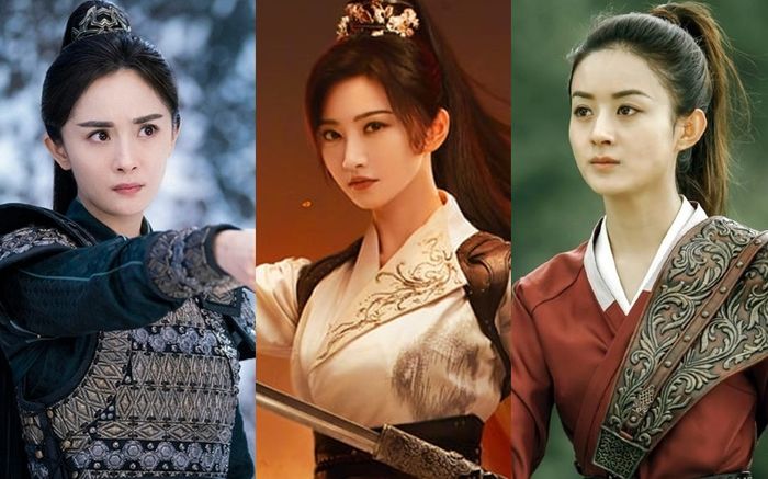 Mỹ nhân Hoa ngữ trong tạo hình nữ tướng: Triệu Lệ Dĩnh dù gầy vẫn vượt xa Dương Mịch