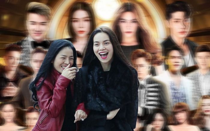 Không chỉ đứng chung sân khấu, Lệ Quyên và Hồ Ngọc Hà còn 'sát rạt' với nhau trên poster thế này đây!