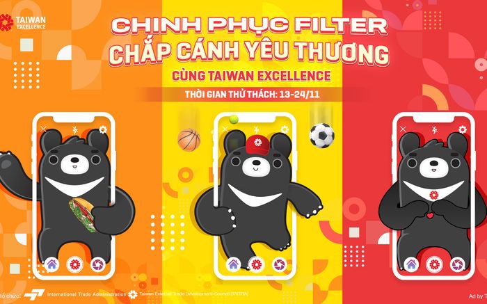 Tham gia 'chinh phục filter, chắp cánh yêu thương cùng Taiwan Excellence' ngay