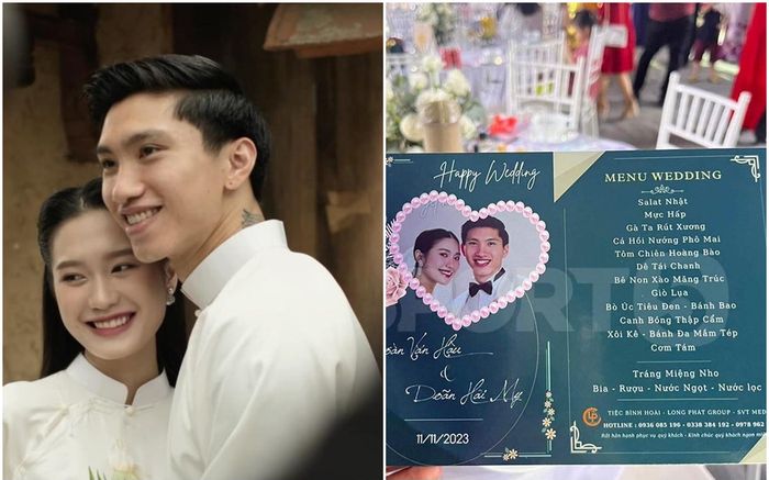 Cỗ cưới nhà Đoàn Văn Hậu nhiều đặc sản Thái Bình, cô dâu Doãn Hải My cũng thích mê món này