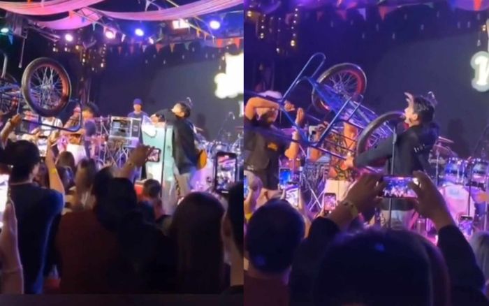 Đi hát hội chợ, nam ca sĩ được khán giả tặng cả chiếc xe vác lên sân khấu: Danh tính chẳng xa lạ!