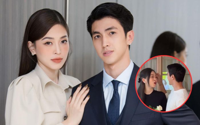 Được phóng viên yêu cầu tạo dáng cùng bà xã Phương Nga, Bình An nói 1 câu đầy bất lực