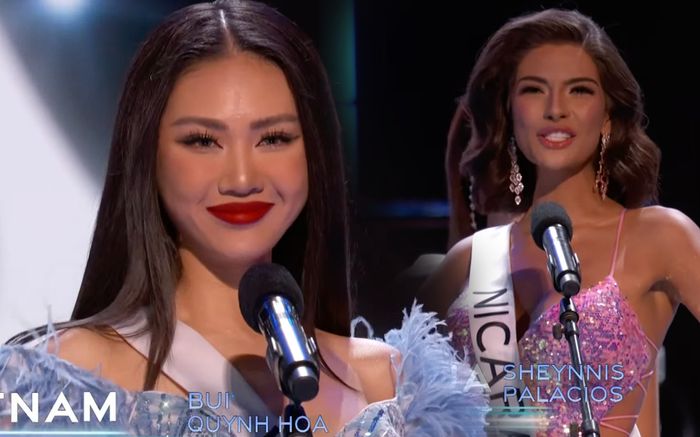 Sân khấu bán kết Miss Universe sáng đèn, Bùi Quỳnh Hoa hô tên đầy nội lực