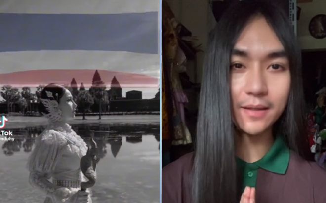 Xem xét xử lý vụ TikToker Hứa Quốc Anh câu view phản cảm hình ảnh ở Angkor Wat