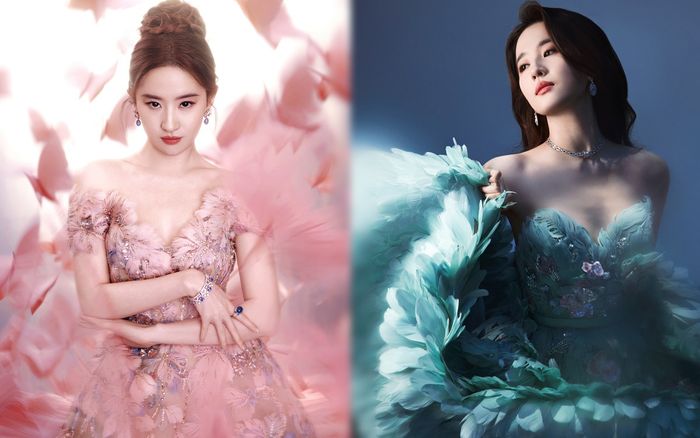 2 lần diện váy lông vũ được khen đẹp như công chúa của Lưu Diệc Phi