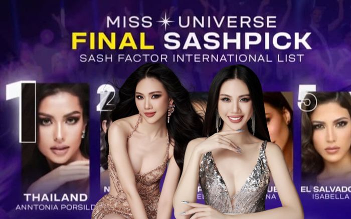 Sash Factor tung dự đoán Top 20 trước chung kết MU: Mỹ nhân Thái đăng quang, Bùi Quỳnh Hoa ở đâu?