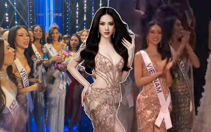 Diện váy lấp lánh, Bùi Quỳnh Hoa đứng vỗ tay chúc mừng Tân Hoa hậu: Được Miss Universe 'bù đắp' phút cuối