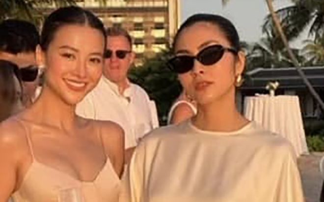 Đứng chung khung ảnh với Hoa hậu quốc tế, mẹ ba con Tăng Thanh Hà vẫn nổi bần bật vì điều này